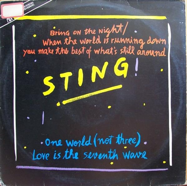 Album cover art for "Bring On The Night / When The World Is Running Down You Make The Best Of What’s (Still Around)" by Sting