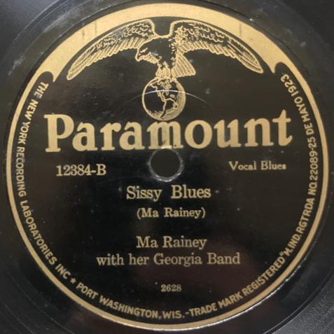 Album cover art for "Sissy Blues" by Ma Rainey