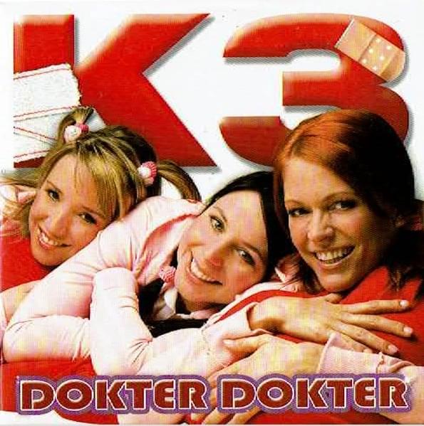 Album cover art for "Dokter Dokter" by K3