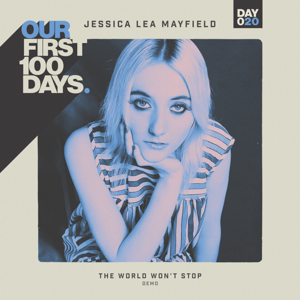 Album cover art for "The World Won’t Stop (Demo)" by Jessica Lea Mayfield