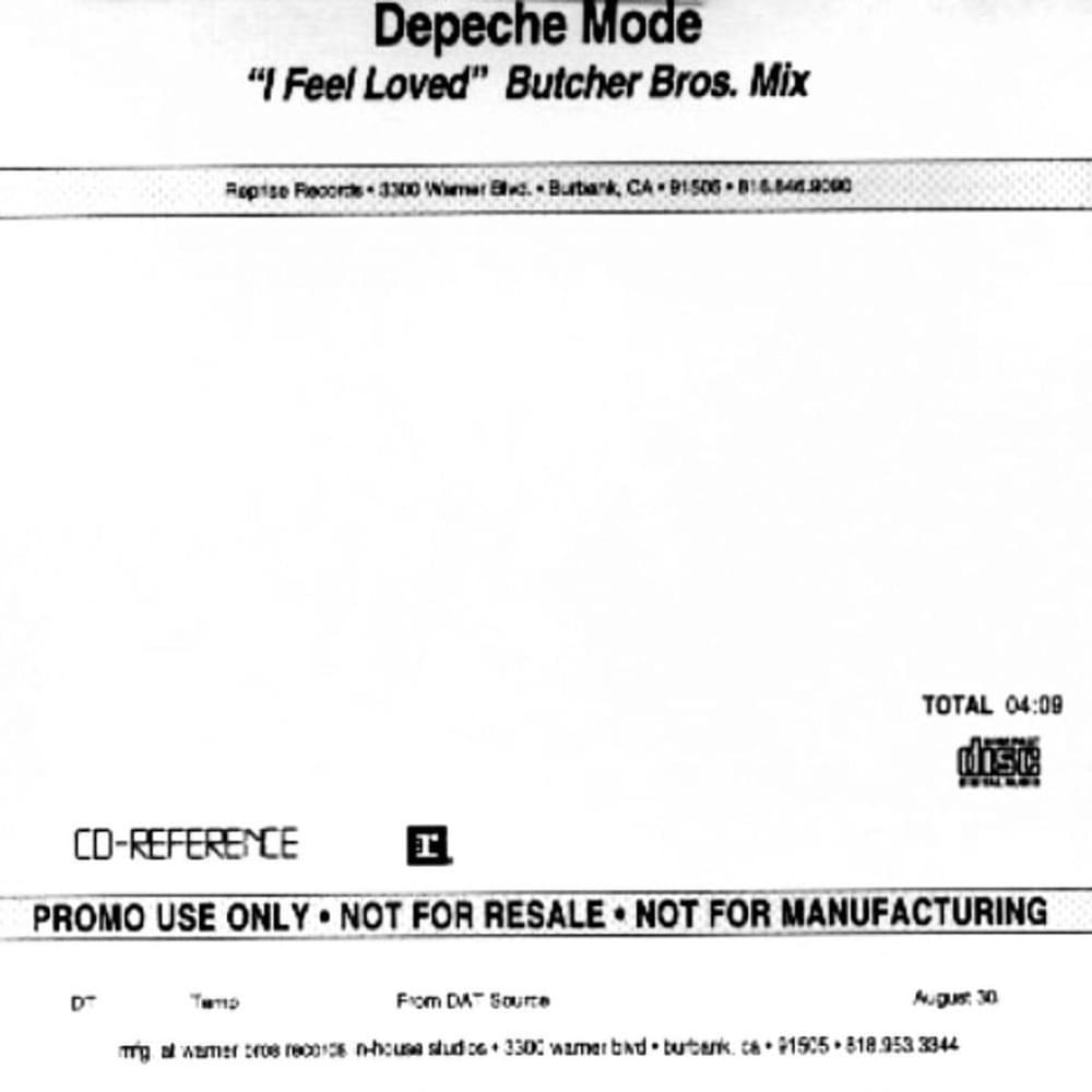Album cover art for "I Feel Loved [Butcher Bros. Mix]" by Depeche Mode