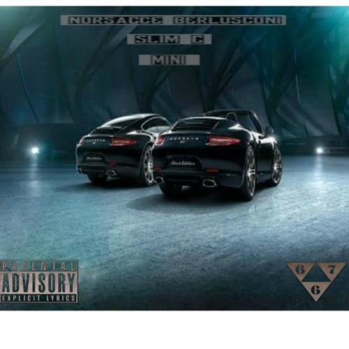 Album cover art for "Dans les Porsche" by Norsacce Berlusconi & Mini Rttclan & Slim C