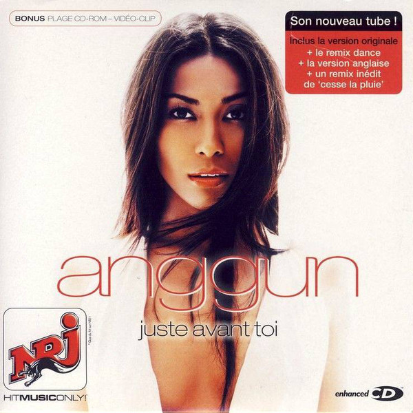 Album cover art for "Juste avant toi" by Anggun