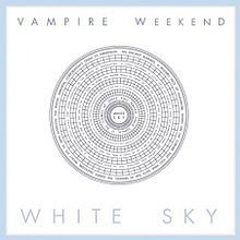 Album cover art for "White Sky" by Vampire Weekend