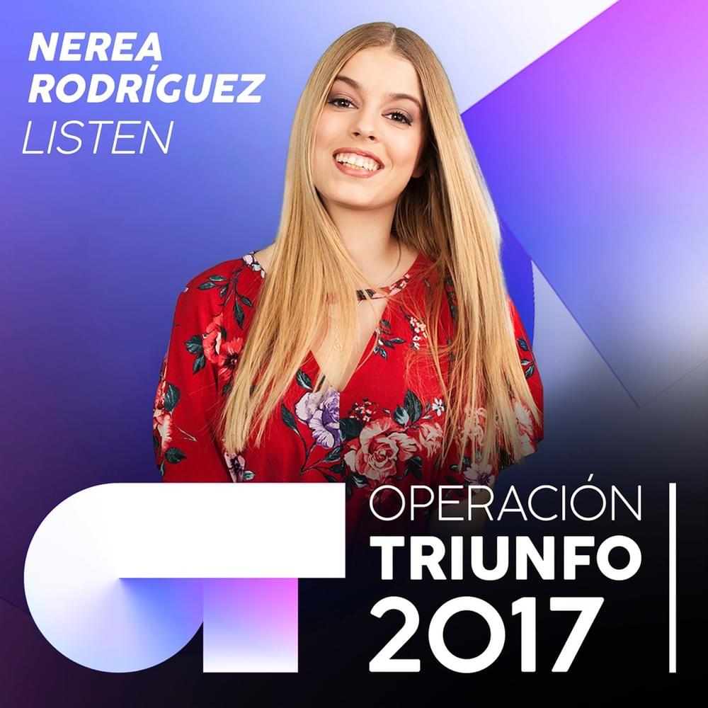 Album cover art for "Listen" by Operación Triunfo 2017 & Nerea Rodríguez