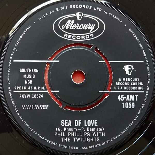 Album cover art for "Sea of Love" by Phil Phillips