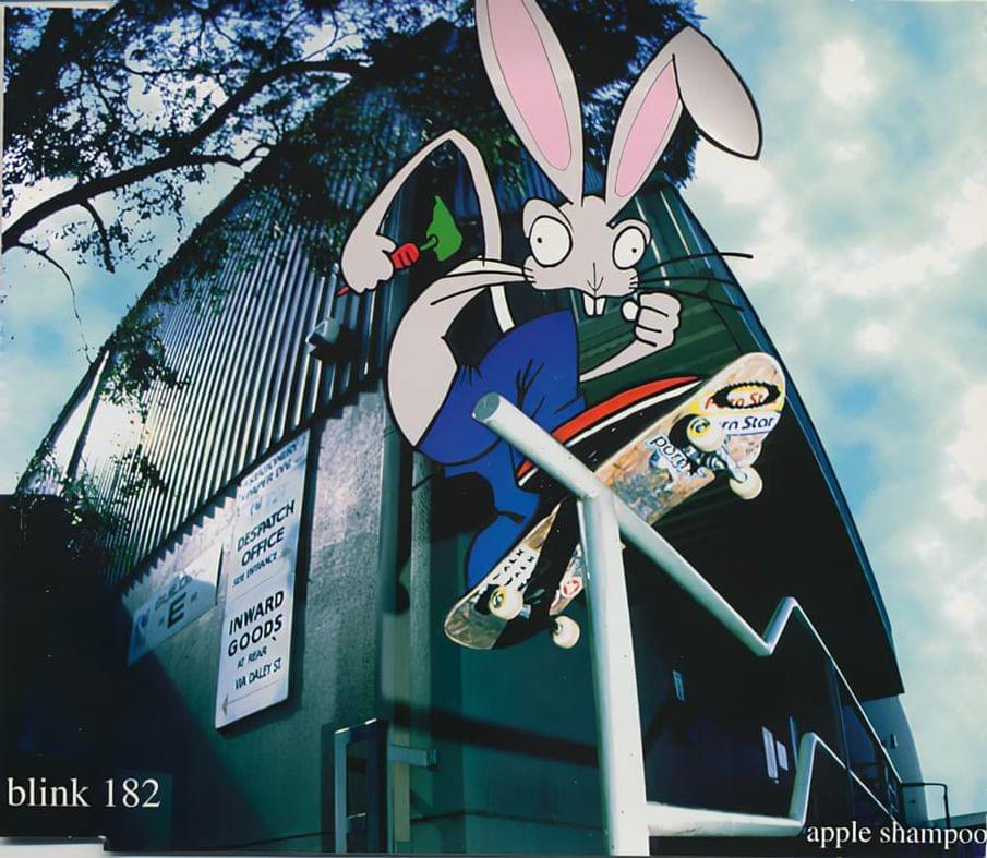 Album cover art for "Apple Shampoo" by blink-182