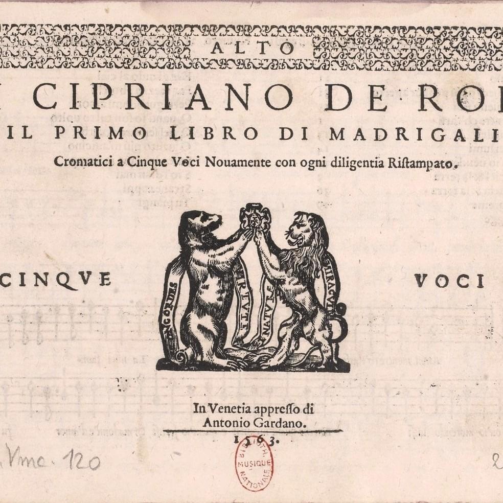 Solea lontana by Cipriano de Rore