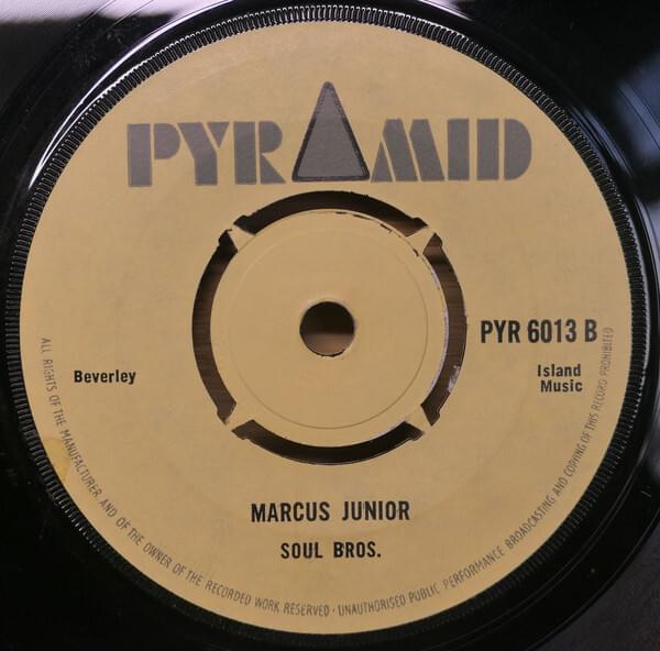 Album cover art for "Marcus Junior" by The Soul Brothers