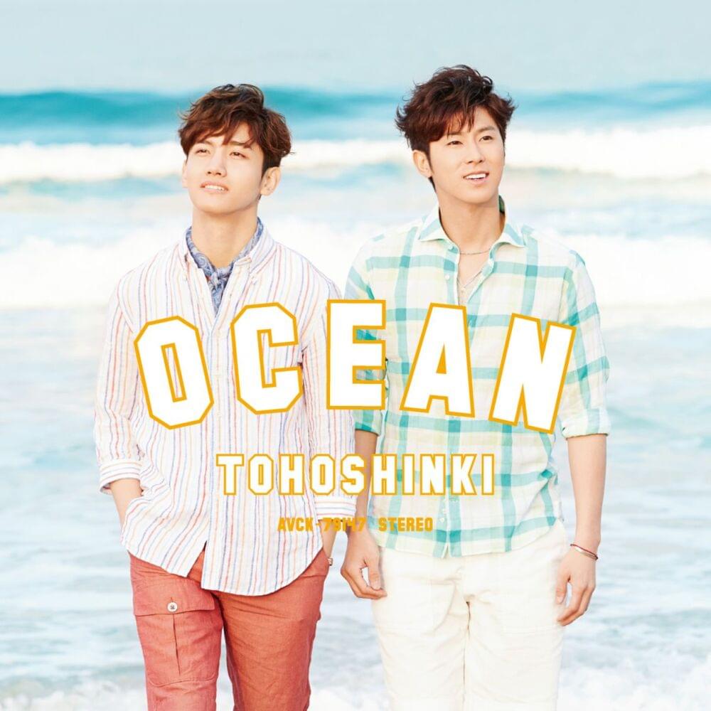 Album cover art for "OCEAN" by TVXQ! (동방신기)