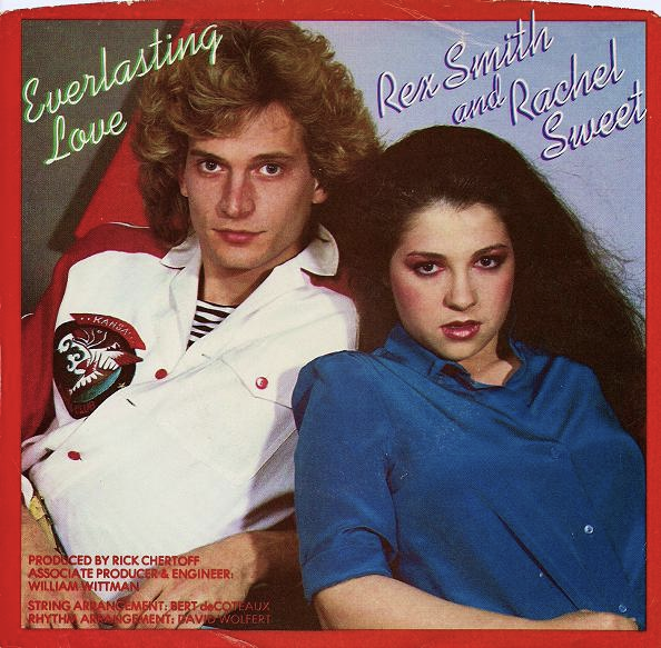 Album cover art for "Everlasting Love" by Rex Smith & Rachel Sweet