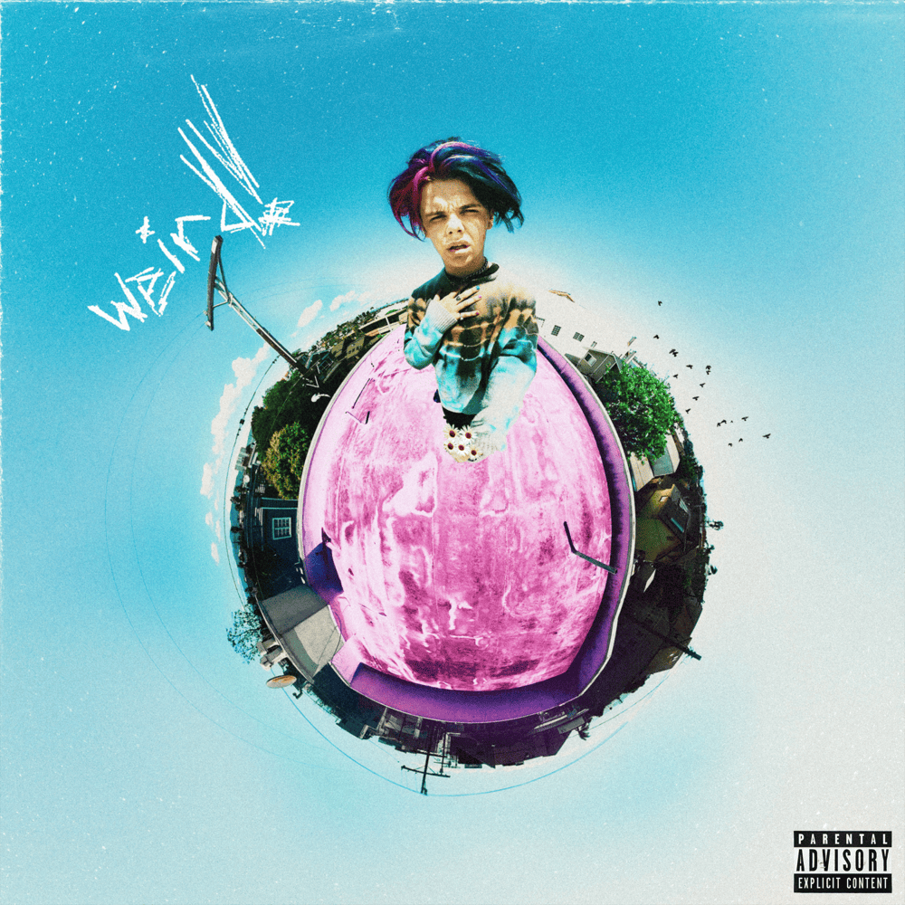 Album cover art for "weird!" by YUNGBLUD