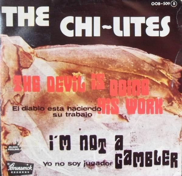 Album cover art for "I’m Not a Gambler" by The Chi-Lites