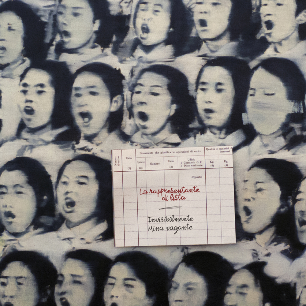 Album cover art for "Mina vagante" by La Rappresentante di Lista