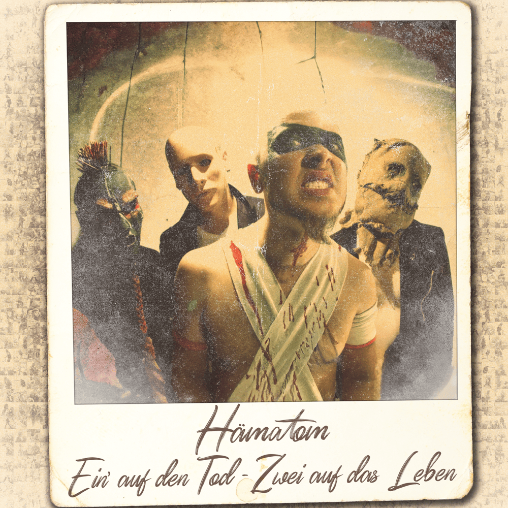 Album cover art for "Ein’ auf den Tod - Zwei auf das Leben" by Hämatom