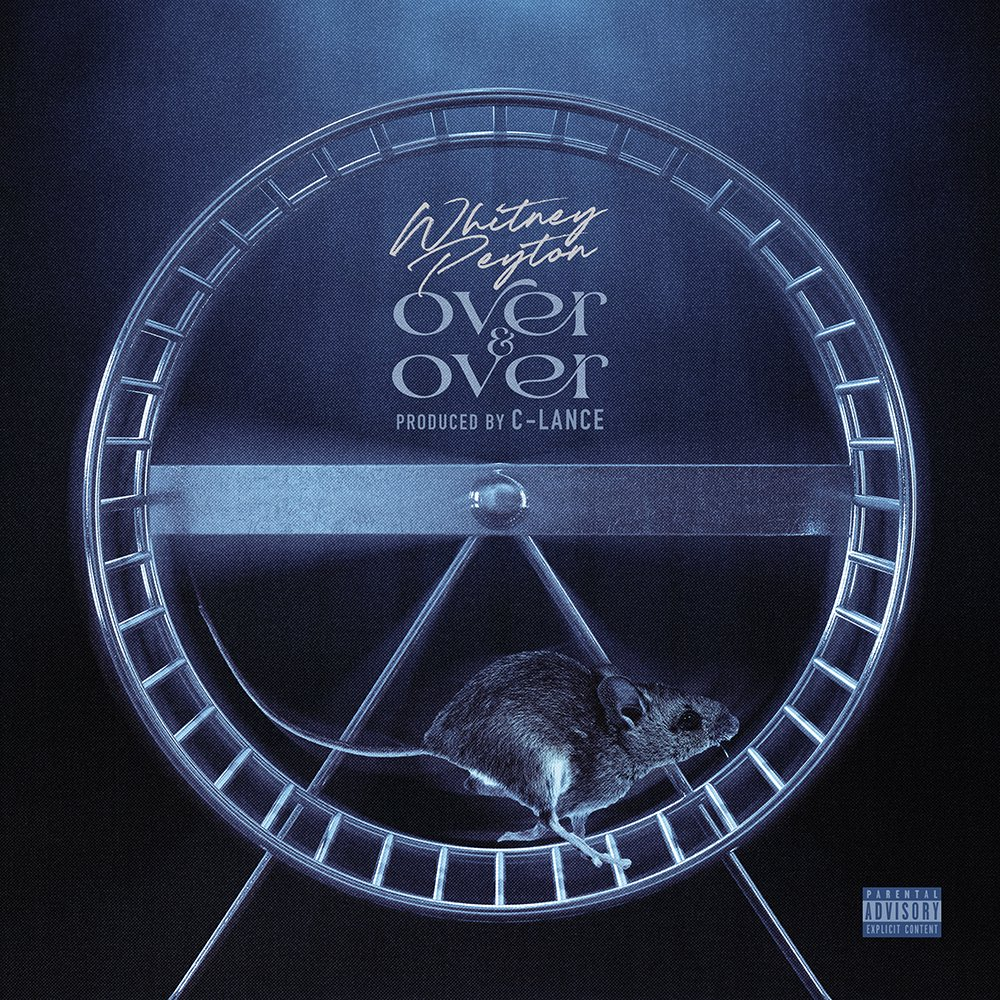 Album cover art for "Over & Over" by Whitney Peyton