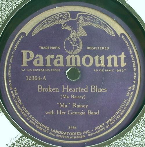 Album cover art for "Broken Hearted Blues" by Ma Rainey