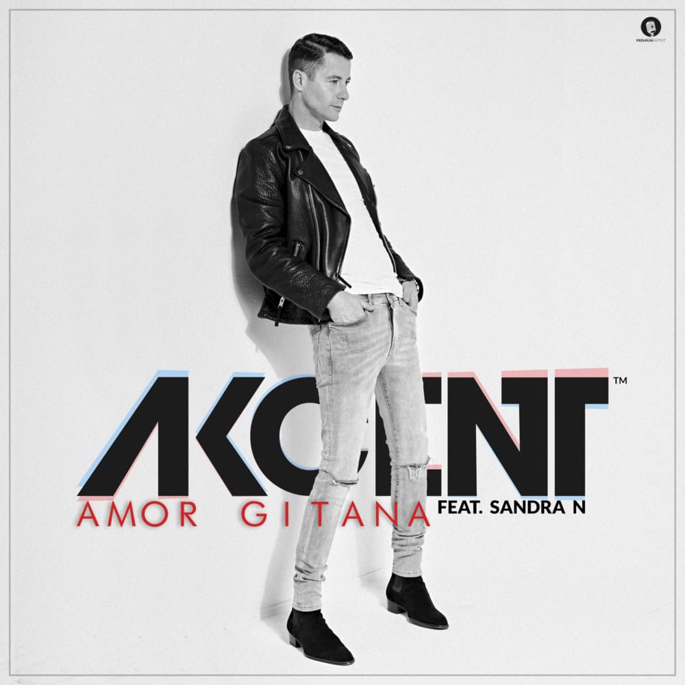Album cover art for "Amor Gitana" by Akcent & Sandra N.