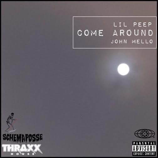 Album cover art for "come around" by Lil Peep