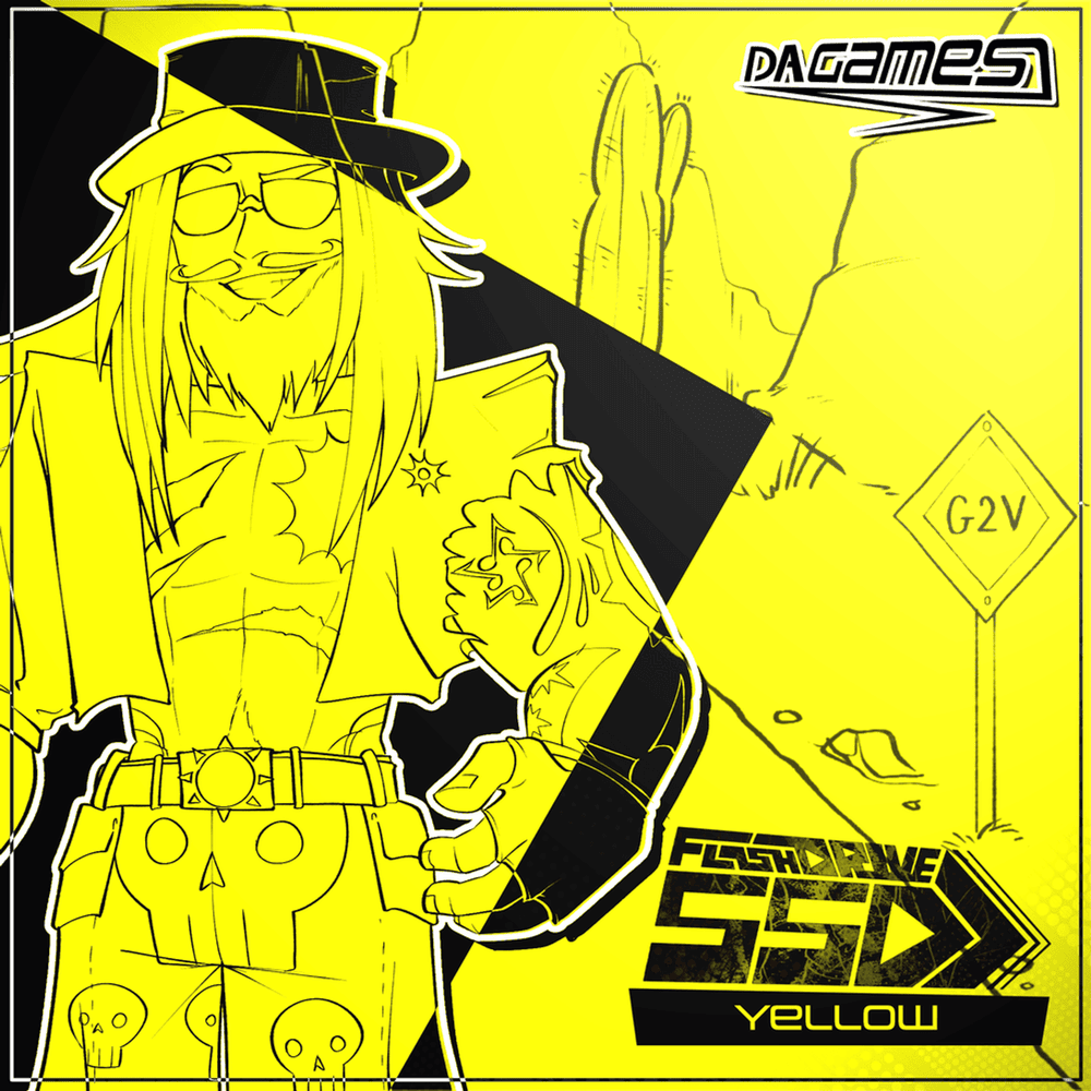 Album cover art for "Yellow: SSD" by DAGames