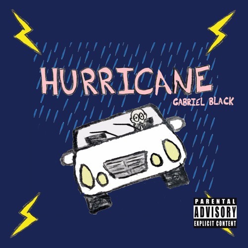 Album cover art for "hurricane" by gabriel black