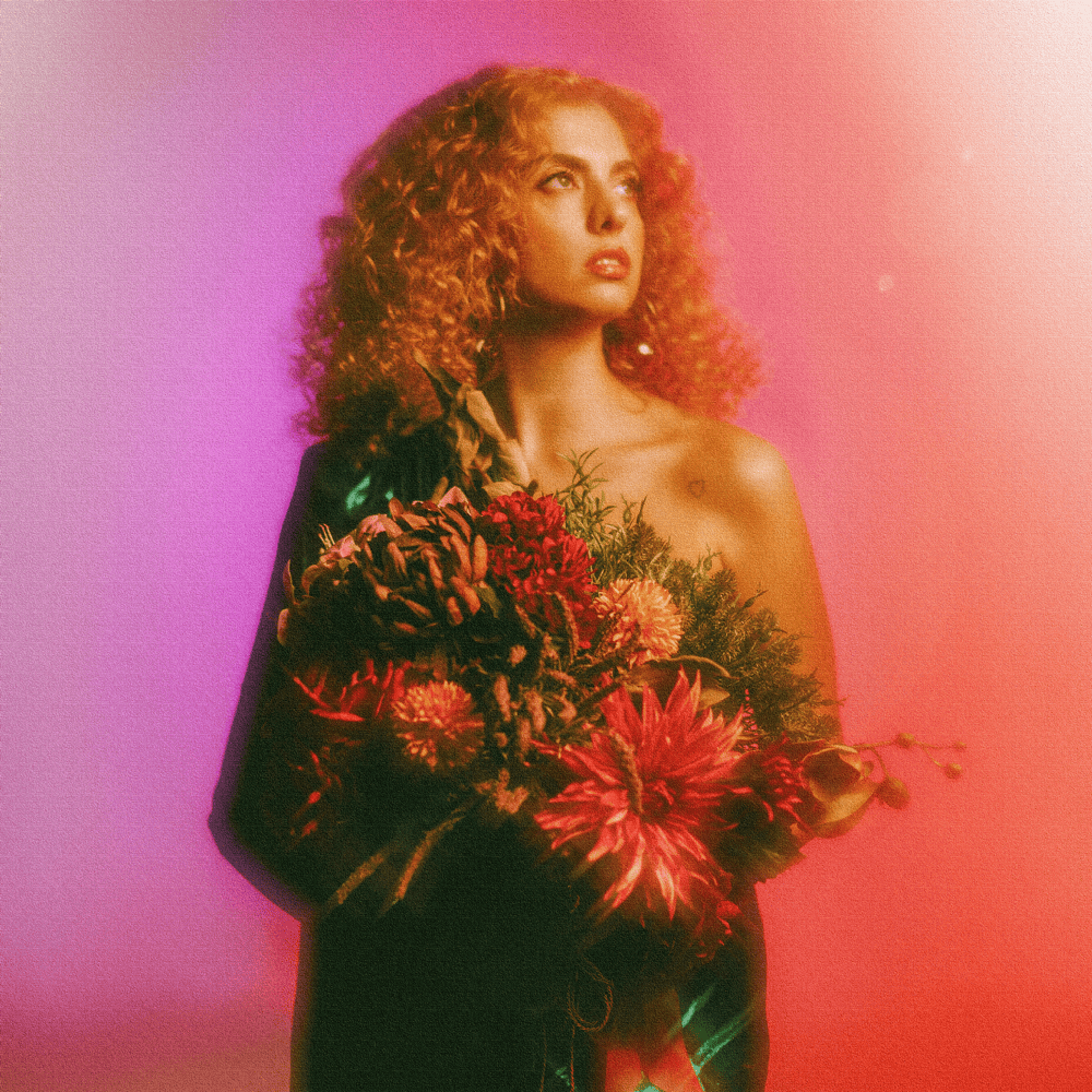 Album cover art for "tonteira" by Clara Valverde