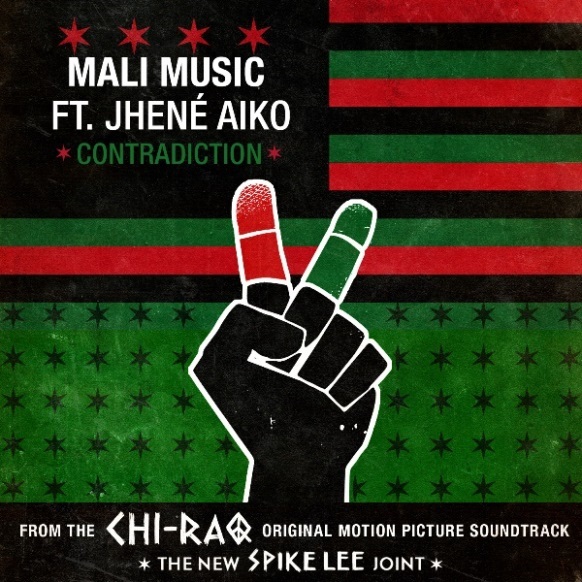 Album cover art for "Contradiction" by Mali Music & Jhené Aiko