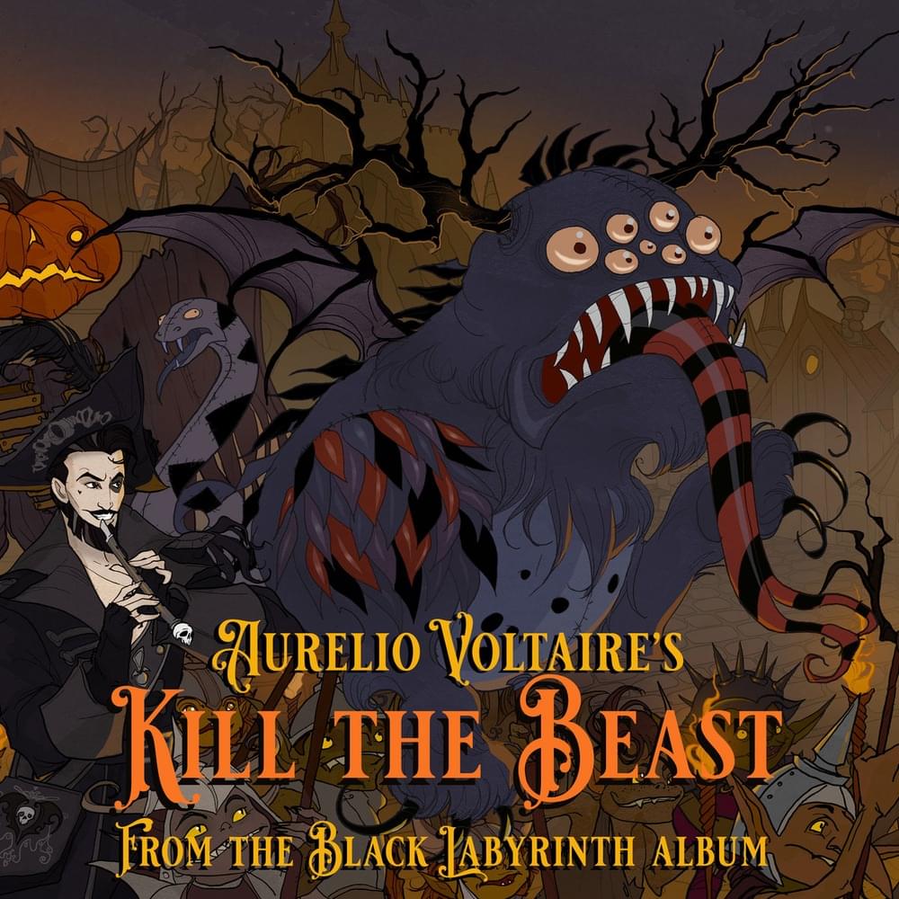 Album cover art for "Kill the Beast" by Aurelio Voltaire