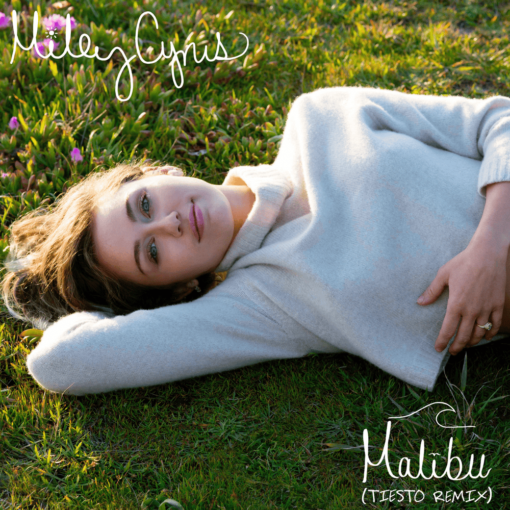 Album cover art for "Malibu (Tiësto Remix)" by Miley Cyrus