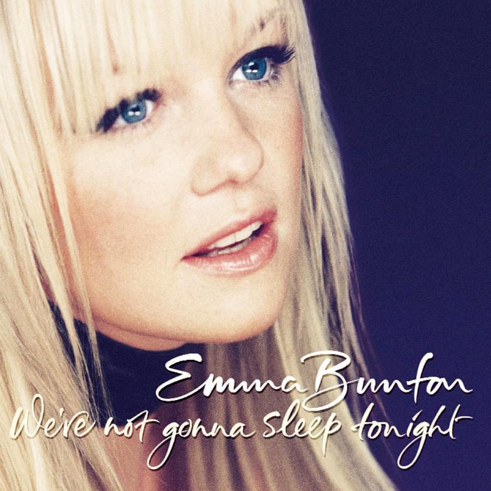 Album cover art for "We’re Not Gonna Sleep Tonight" by Emma Bunton
