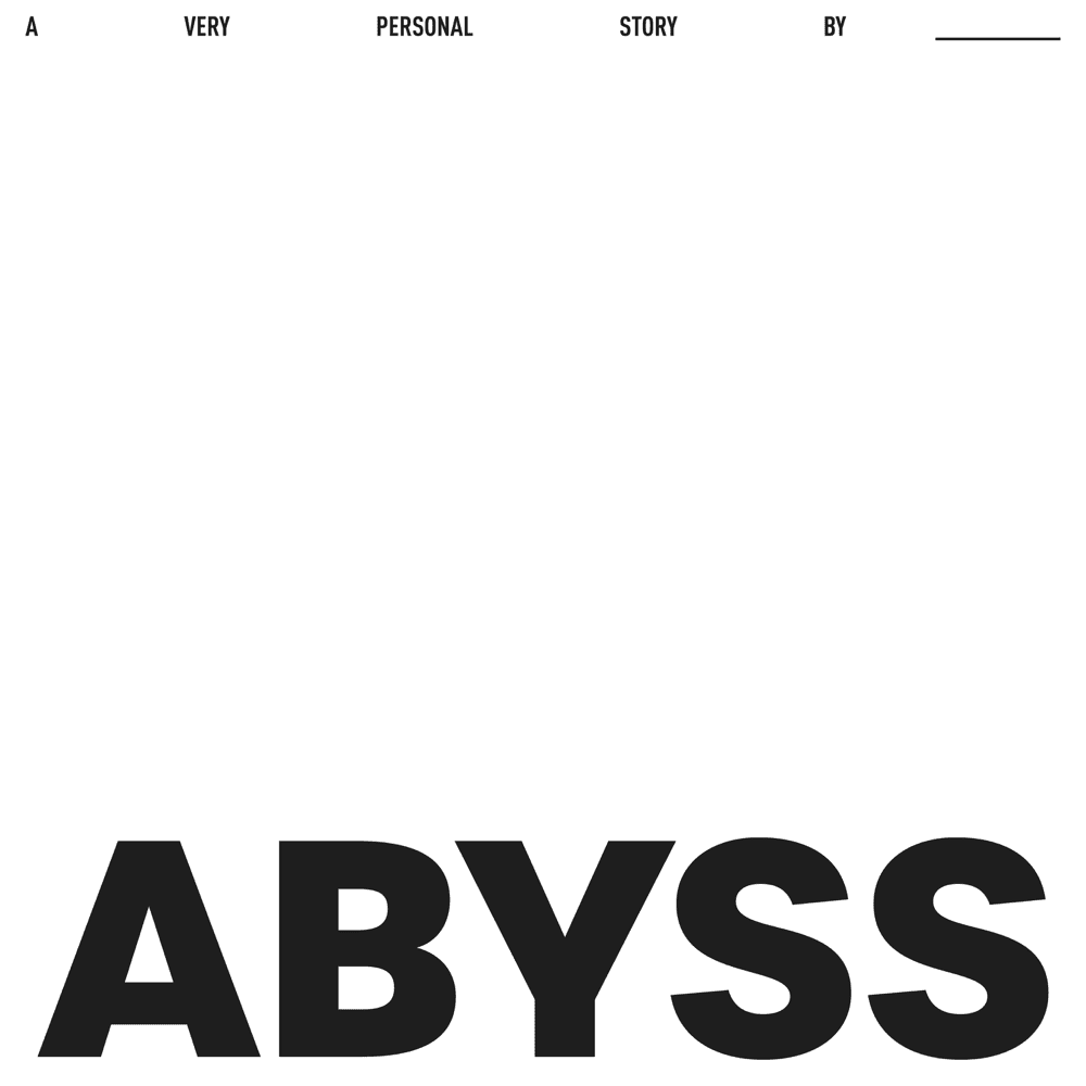 Album cover art for "심연 (ABYSS)" by WOOD​Z