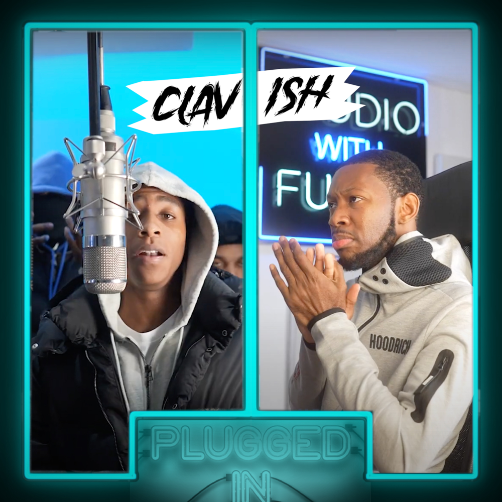 Album cover art for "Clavish x Fumez The Engineer - Plugged In" by Fumez The Engineer