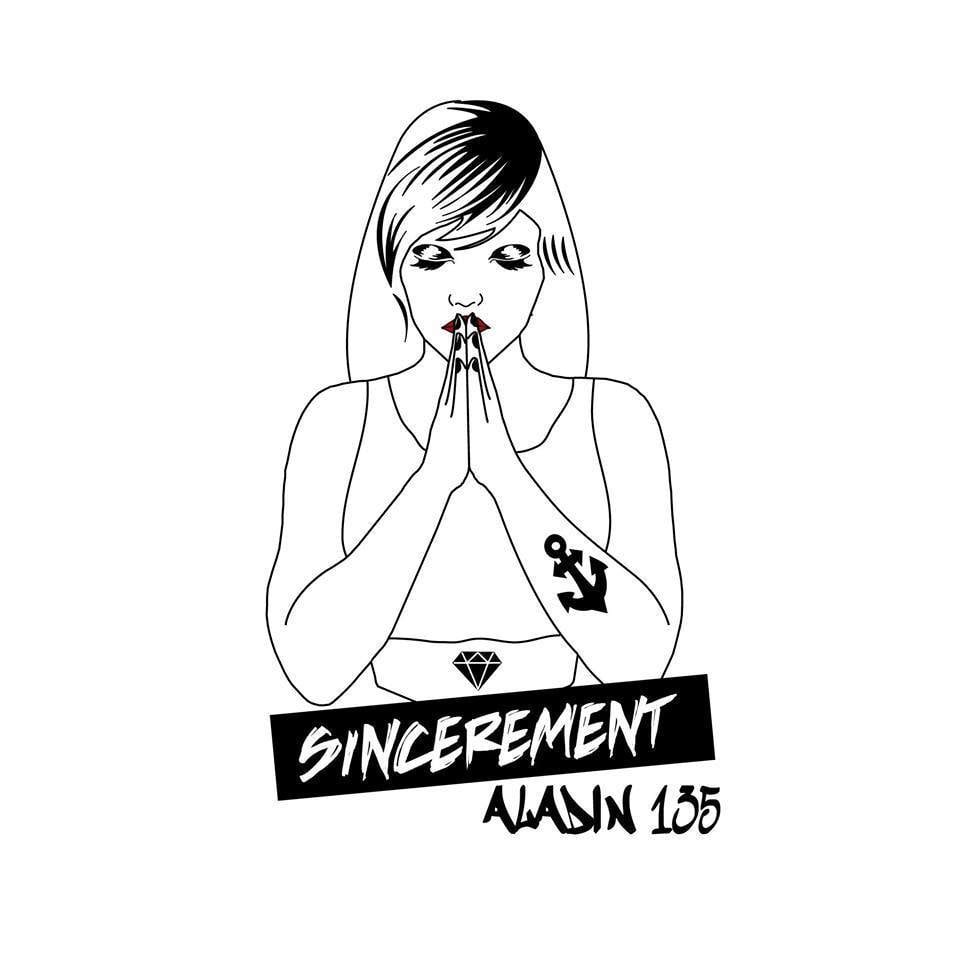 Album cover art for "Sincèrement" by Aladin 135