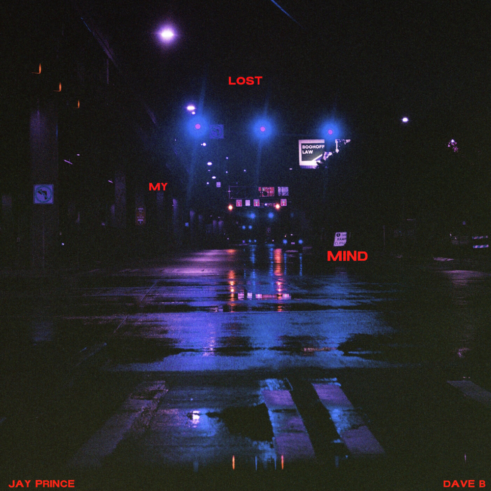 Album cover art for "Lost My Mind" by Dave B