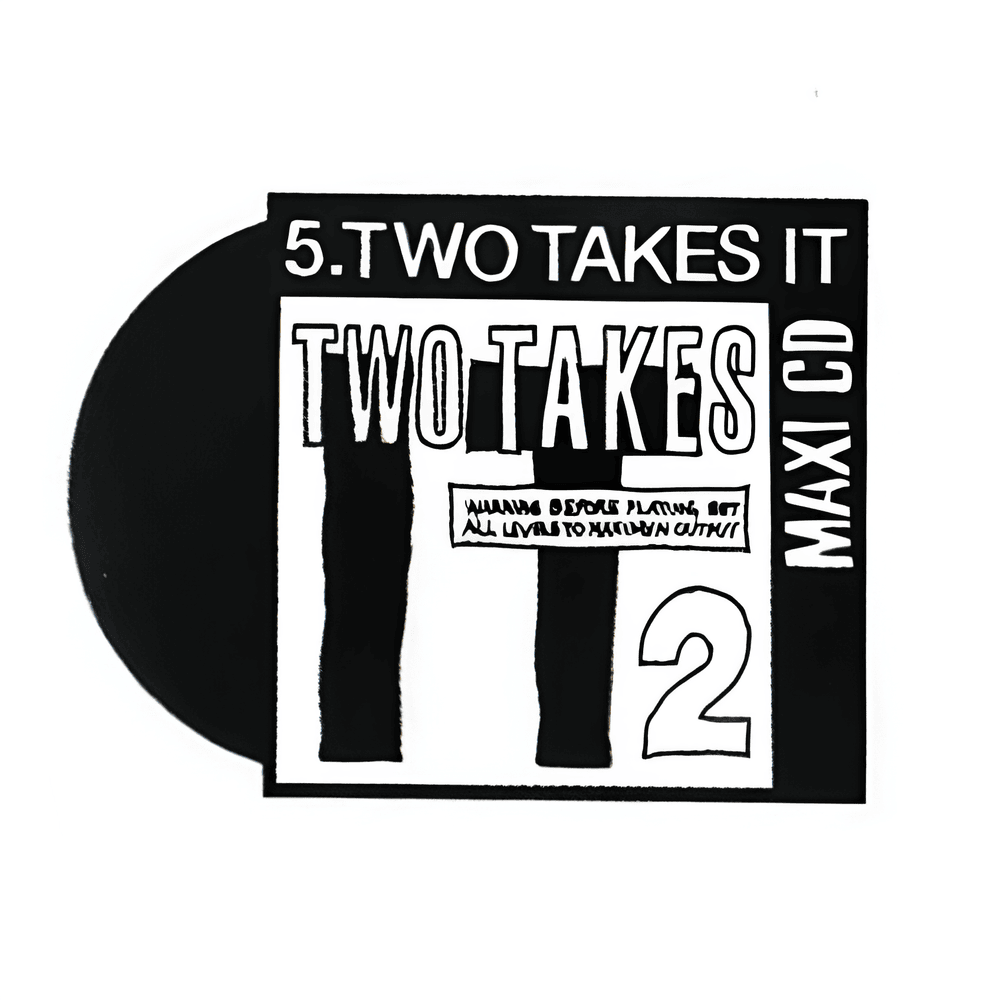Album cover art for "Two Takes It" by Mr. Oizo & Carmen Castro