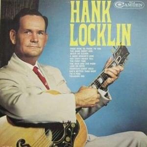 Album cover art for "A Good Woman’s Love" by Hank Locklin
