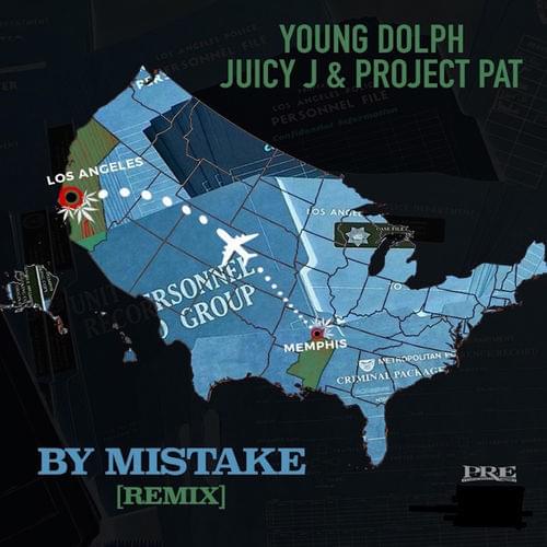 Album cover art for "By Mistake (Remix)" by Project Pat & Juicy J