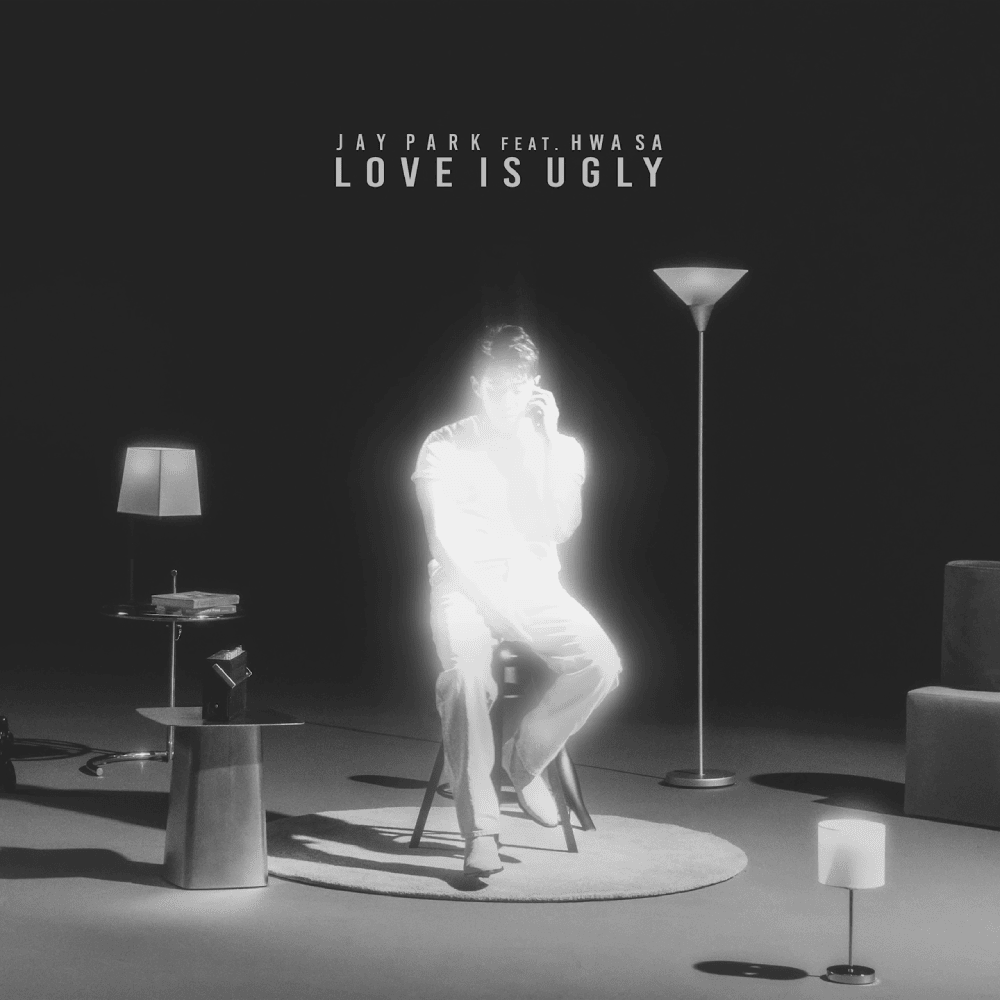 Album cover art for "Love Is Ugly" by Jay Park (박재범) & HWASA (화사)
