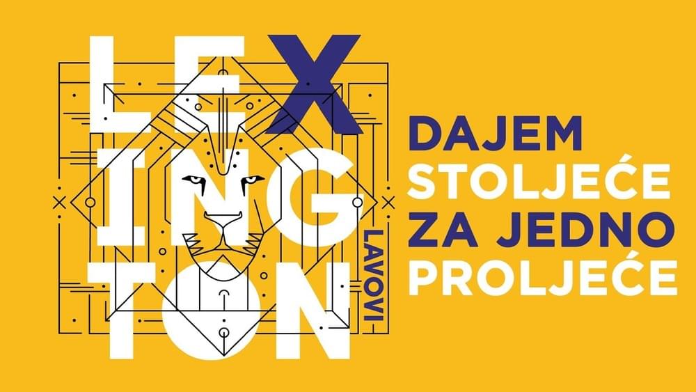 Album cover art for "Dajem stoljeće za jedno proljeće" by Lexington