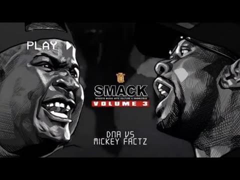 Album cover art for "DNA vs. Mickey Factz" by URLtv & Mickey Factz & DNA (Battle Rapper)
