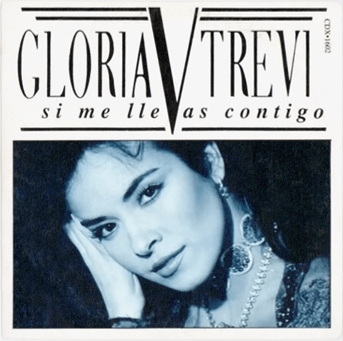 Album cover art for "Si Me Llevas Contigo" by Gloria Trevi
