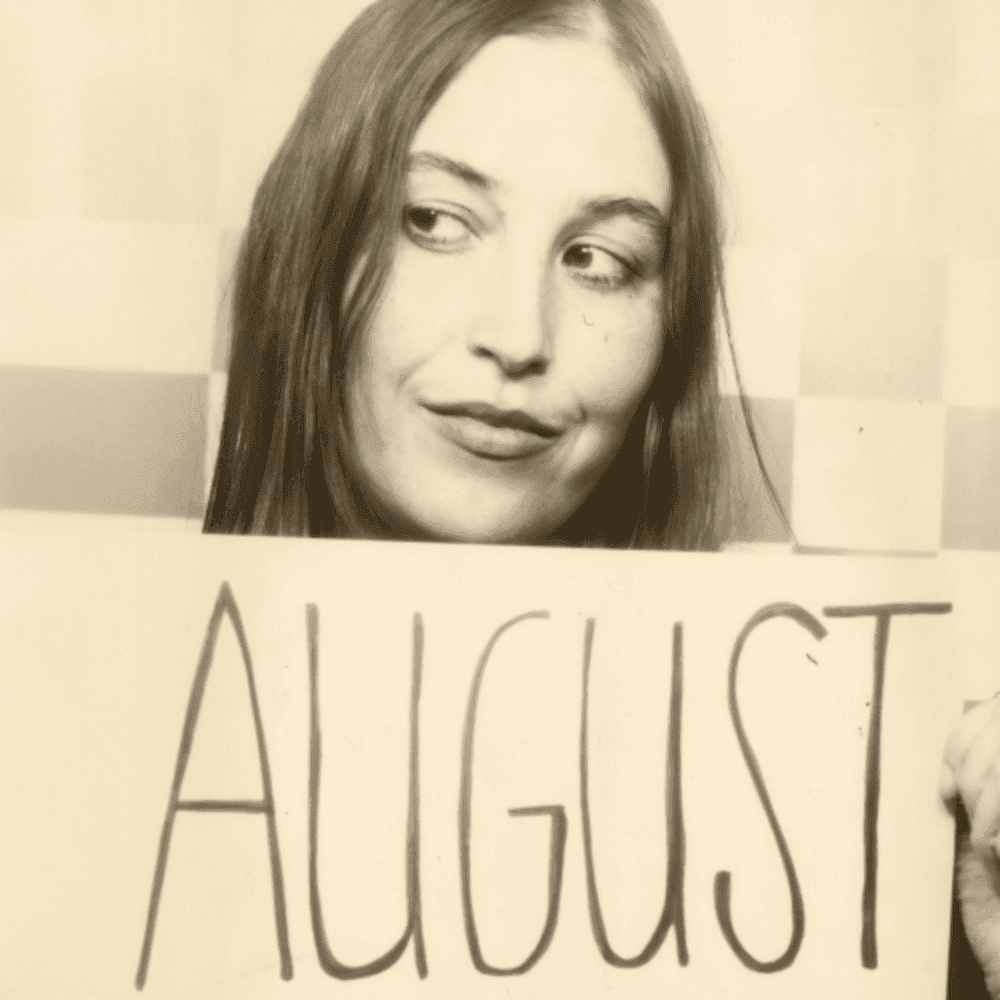 Album cover art for "August" by Hatchie
