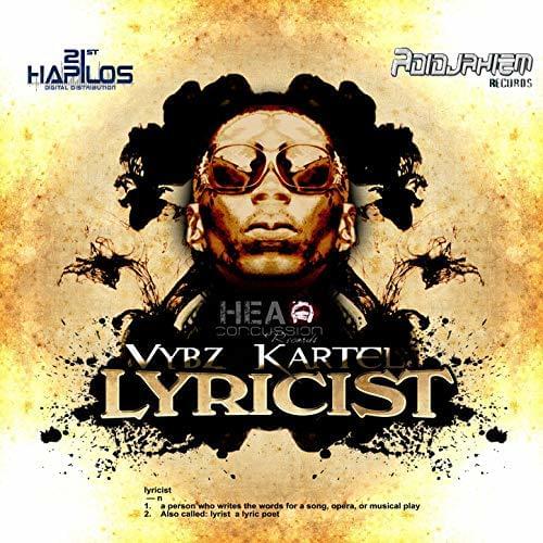 Album cover art for "The Lyricist" by Vybz Kartel