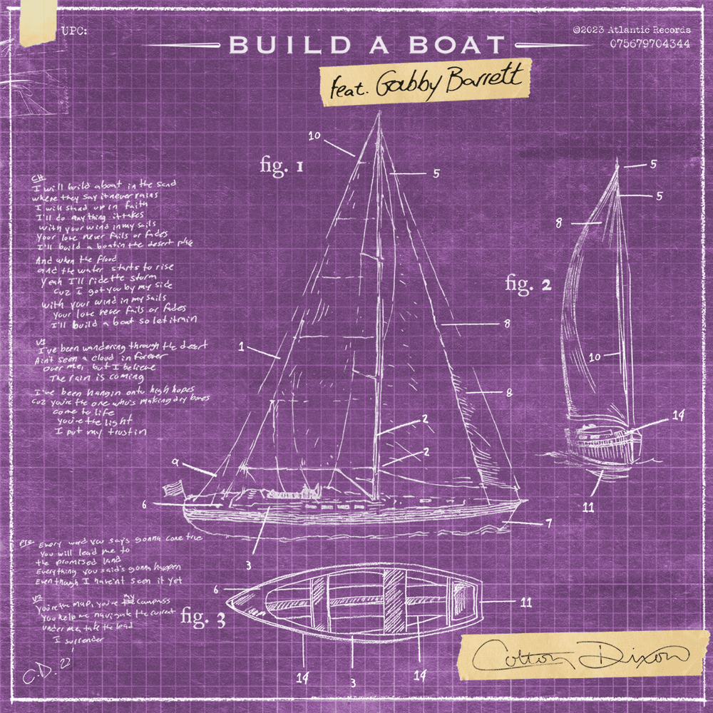 Album cover art for "Build a Boat (Remix)" by Colton Dixon & Gabby Barrett