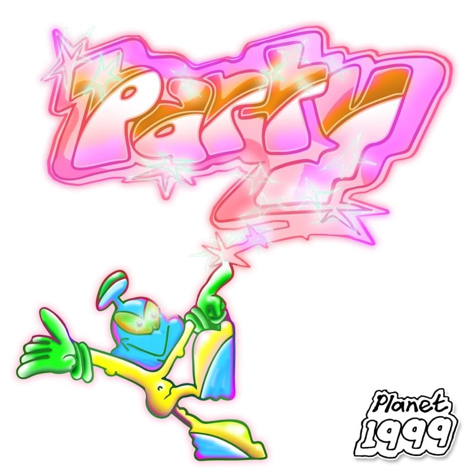 Album cover art for "Party" by Planet 1999