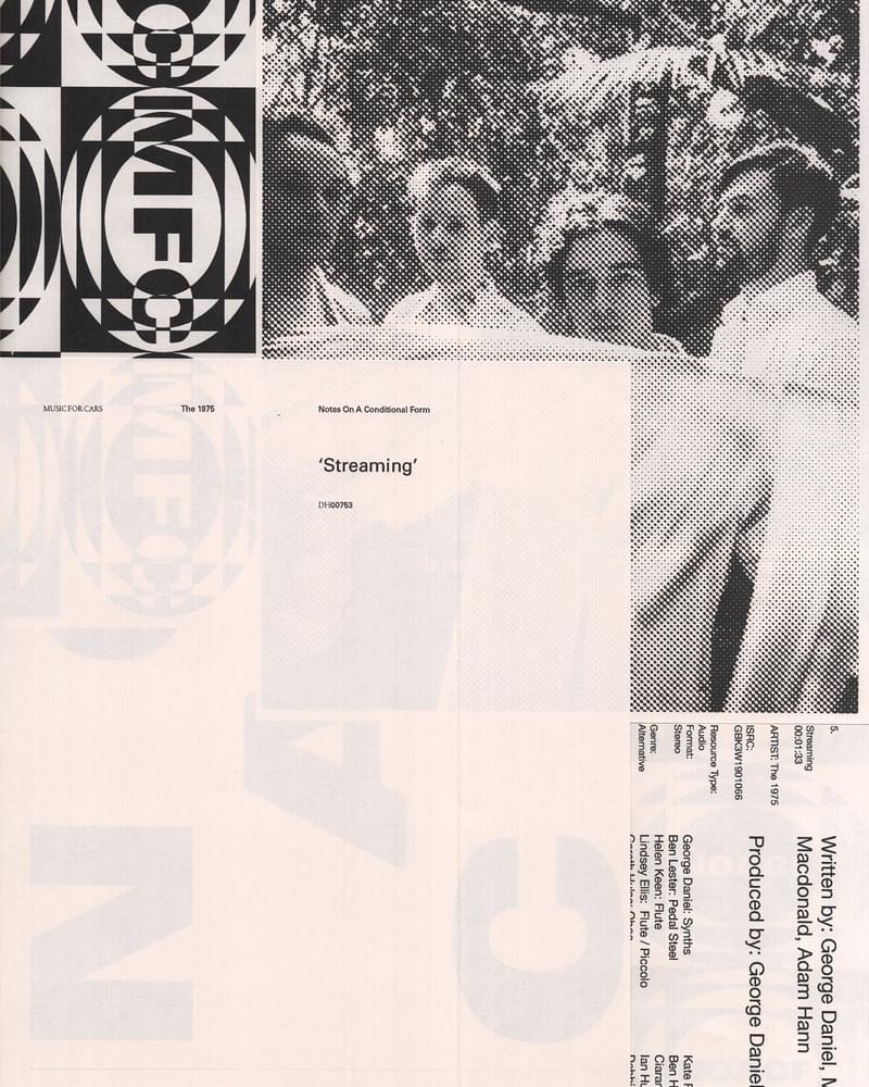 Album cover art for "Streaming" by The 1975