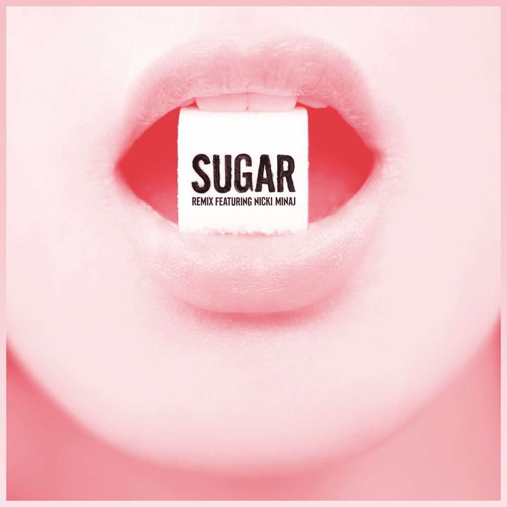 Album cover art for "Sugar (Remix)" by Maroon 5 & Nicki Minaj