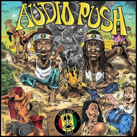 Album cover art for "Refugeenius" by Audio Push