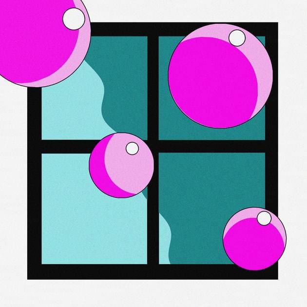 Album cover art for "Bubblegum" by Confidence Man