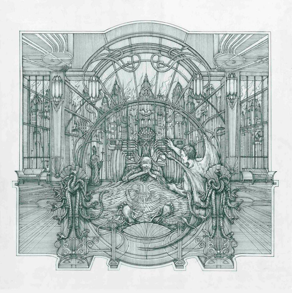 Album cover art for "Deus in Absentia" by Ghost